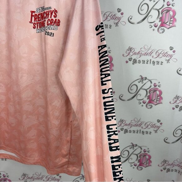 Frenchys long sleeve 37th annual stone crab Florida Long Sleeve Graphic Tee - Picture 3 of 8